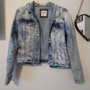 Mudd light denim jacket size medium